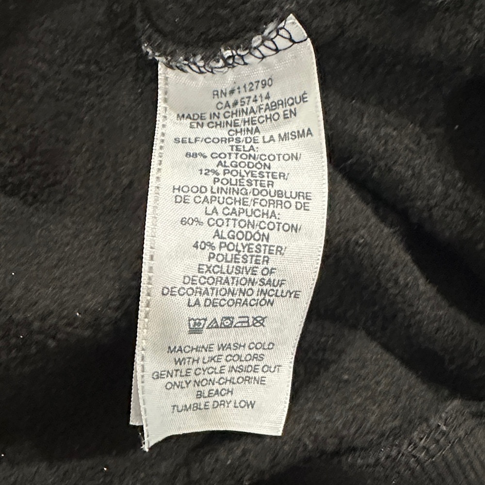True Religion Black and Gold Hoodie pullover arch logo - Picture 5 of 7